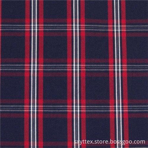 Colorful Yarn Dyed 100%Cotton Plaid Fabric For Dress